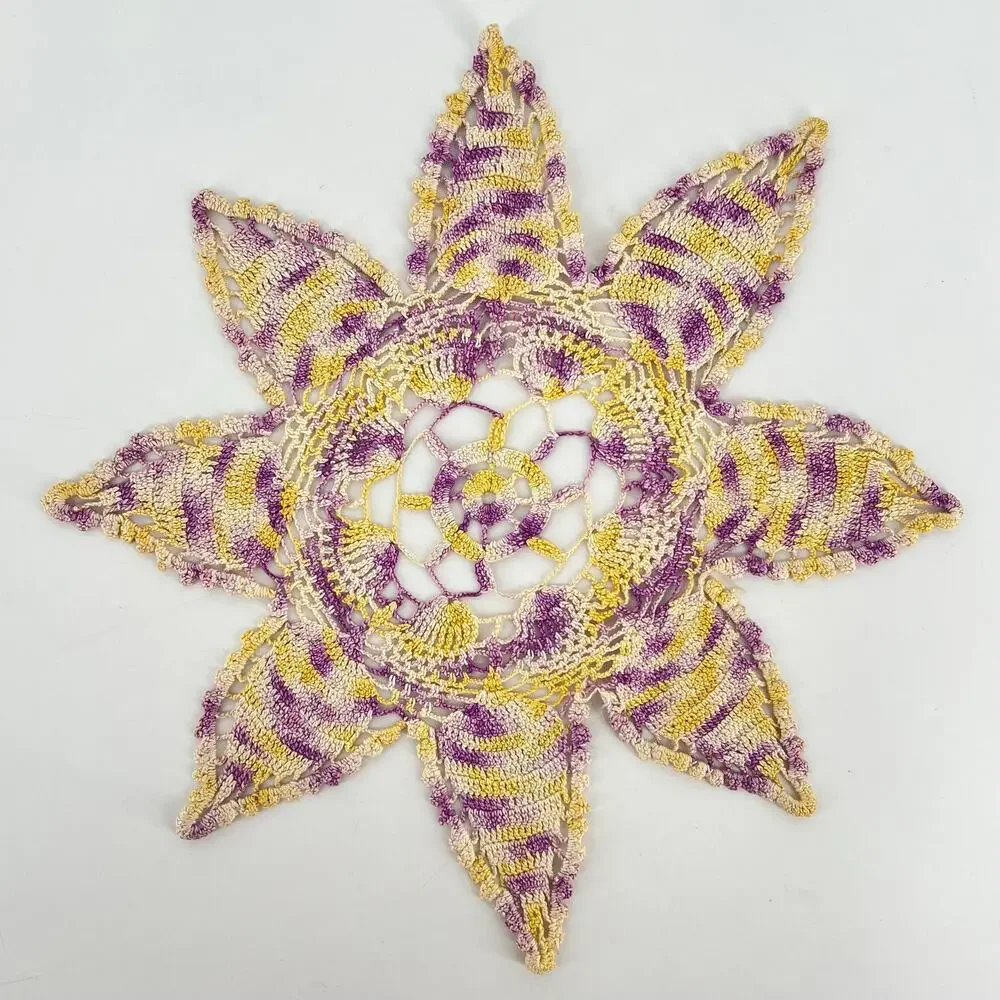 70s Crochet Doily Cottage 1970s Vintage